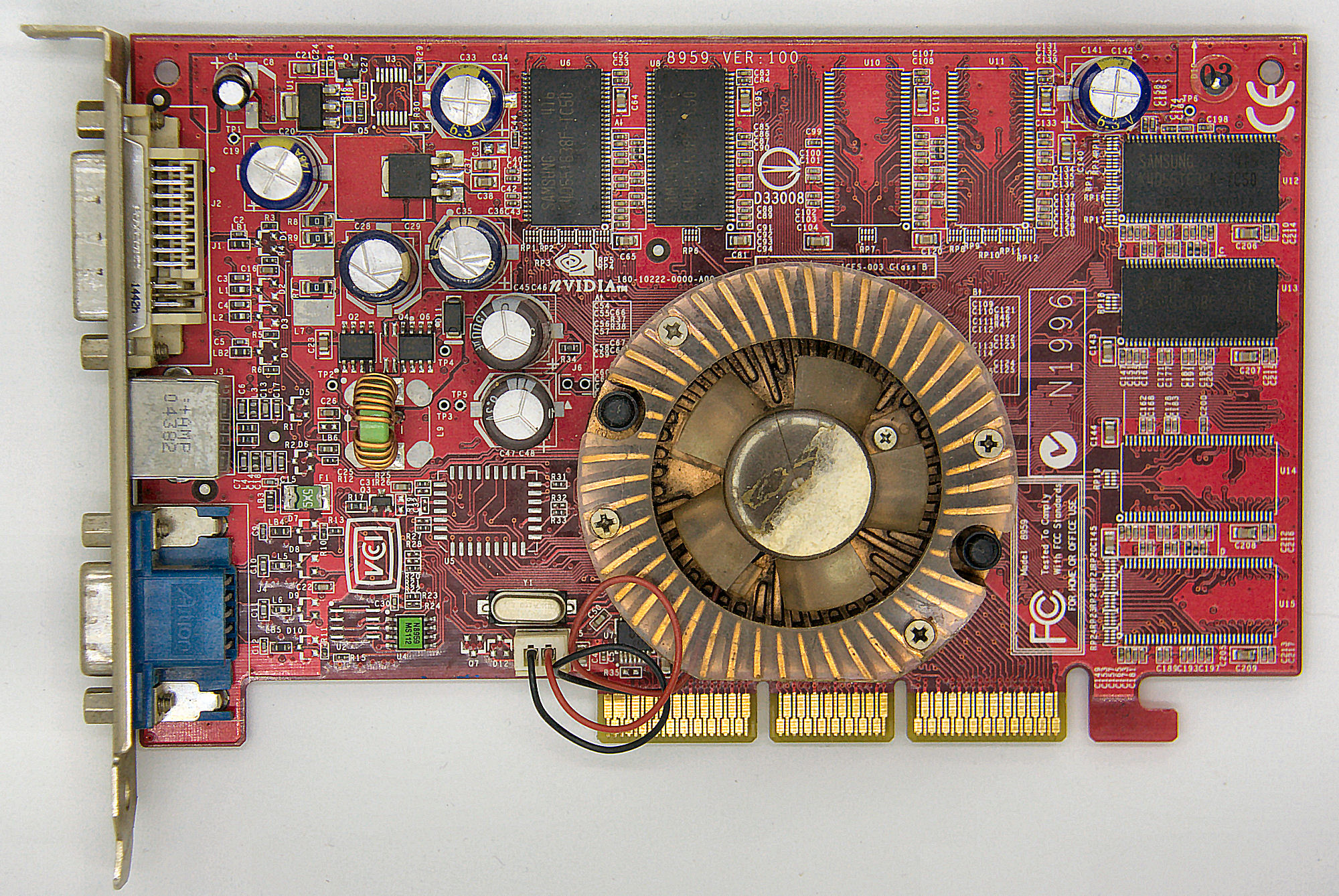 MSI FX5700LE-TD128 2X AGP video card